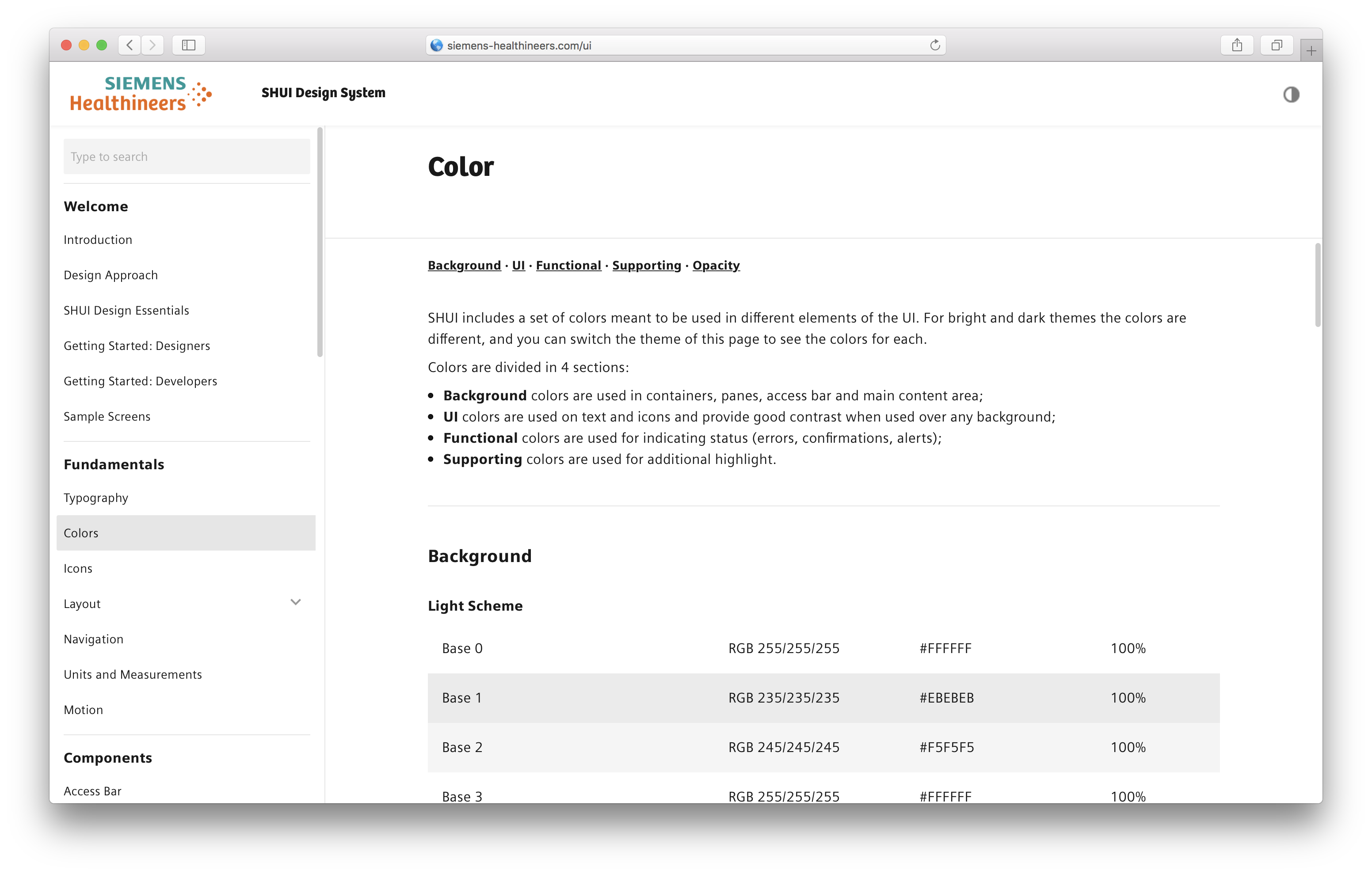 Structure & documentation